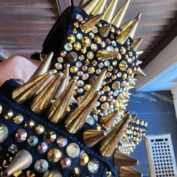 RARE ICONIC GIUSEPPE ZANOTTI SWAROVSKI STUDDED SHOES - Picture 6 of 12